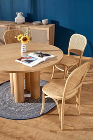 Set masa rotunda Elefante + 4 scaune K502 ratan