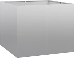 vidaXL Jardinieră 100x100x80 cm oțel galvanizat