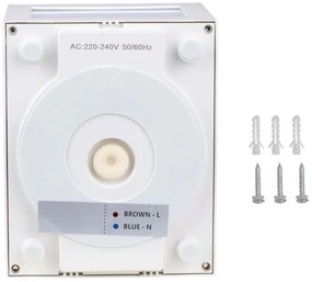 Aplică LED de exterior LED/12W/230V 4000K IP65 alb
