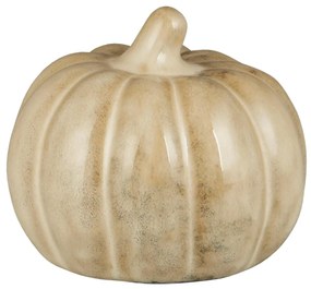 IB Laursen Decoratiune din gresie dovleac PUMPKIN STANDING Ø8 cm crem