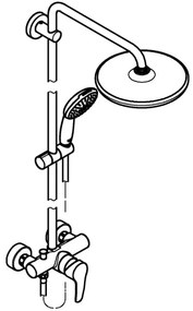 GROHE 26679001 - Sistem de duș VITALIO START 250, 390 mm, crom lucios