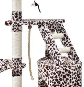 Jusky Stâlp pentru zgâriere pisică Buffy - leopard