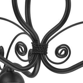 Lustră pe lanț RETRO II 3xE27/60W/230V negru