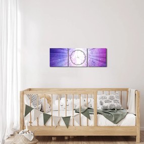 Tablou abstract - Femeie (cu ceas) (90x30 cm)