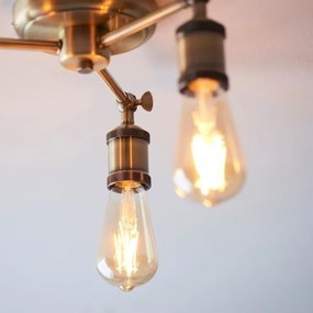 Spot Endon 97243 HAL 3xE27/10W/230V alamă