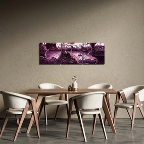 Tablou - Sat fermecat (cu ceas) (90x30 cm)
