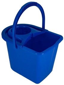 Gama Profesionala - Galeata cu storcator, plastic, 12L, albastra