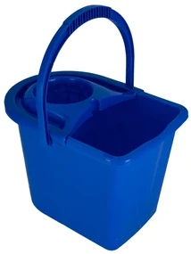 Gama Profesionala - Galeata cu storcator, plastic, 12L, albastra