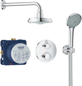 Grohe Grohtherm set de duș ascuns cu termostat StarLight Chrome 34735000