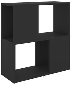 vidaXL Bibliotecă, negru, 60 x 24 x 63 cm, PAL