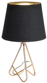 Veioza / Lampa de masa eleganta stil industrial Blanka negru/auriu