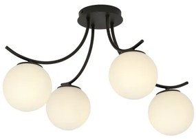 Lustră aplicată BOSTON 4xE14/10W/230V negru