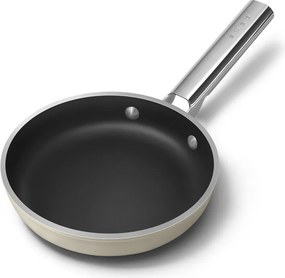 Tigaie SMEG FPF2002CRM, 1,5 l, Ø20 cm, Аcoperire ceramica antiaderenta, Pana la 250°C, Fara PFAS, Inductie, Crem