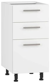 Dulap de jos Vento D3S-40/82, alb mat