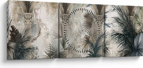 Tablou - Coloane (cu ceas) (90x30 cm)