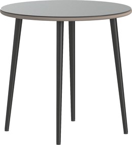 Outsunny Masă de luat masa pentru grădină cu blat din sticlă securizată cu margine din ratan cadru din oțel 80x80x74 cm gri | Aosom Romania