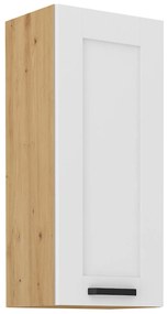 Zondo Dulap superior Lesana 2 (alb + stejar artisan) 40 G-90 1F . 1063970