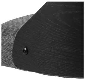 Scaune de bar gri-închis cu înălțime ajustabilă 2 buc. (înălțime șezut 84 cm) Lucy – Actona