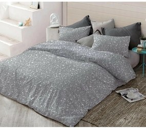 Lenjerie de pat din bumbac Grey orient, 140 x 200 cm, 70 x 90 cm