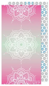 Prosop cu uscare rapidă Towee MANDALA pink,80 x 160 cm