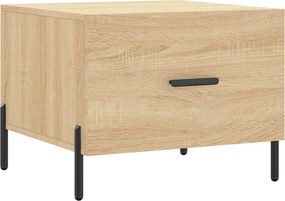 vidaXL Măsuță de cafea, stejar sonoma, 50x50x40 cm, lemn prelucrat