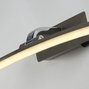 Aplica de perete LED pentru oglinda sau tablou Santorini argintiu, L-50cm