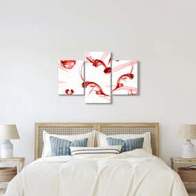 Tablou cu inima din fum (90x60 cm)