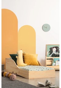 Pat din lemn de pin pentru copii Adeko Pepe Colm, 80 x 200 cm