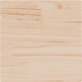 vidaXL Blat de masă pătrat, 40x40x2,5 cm, lemn masiv de pin