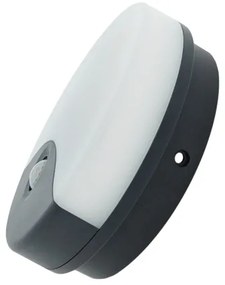Aplica LED de exterior cu senzor de mișcare, 18W, 230V, IP44, antracit