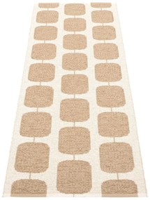 Covor tip traversă pentru interior și exterior bej/crem 70x200 cm Sten Light Nougat – Pappelina