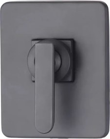 Baterie dus incastrata Inter Ceramic negru mat cu corp ingropat