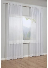 Perdea albă 245x450 cm Voile Uni - Gardinia