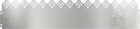 vidaXL Borduri pentru gazon 10 pcs Argintiu 103 x 0,05 x 22 cm