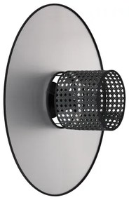 Aplică TOKYO Duolla RATTAN 1xE27/15W/230V d. 50 cm argintiu/negru