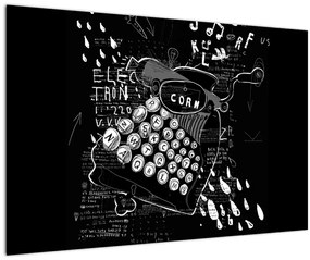 Tablou - Desen în stilul lui Banksy (90x60 cm)