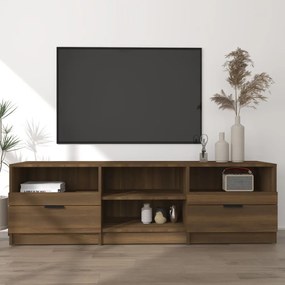 817116 vidaXL Comodă TV, stejar maro, 150x33,5x45 cm, lemn prelucrat