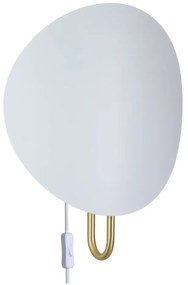 Aplica de perete ambientala design nordic Spargo alb/alama