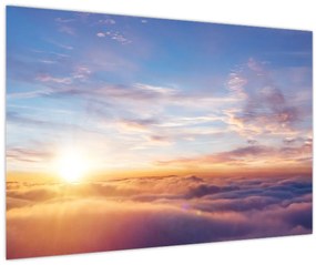 Tablou - Apus de soare deasupra norilor (90x60 cm)
