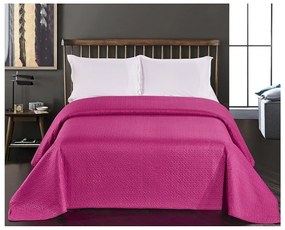 Cuvertură cu 2 fețe din microfibră DecoKing Bibi, 170 x 270 cm, roz