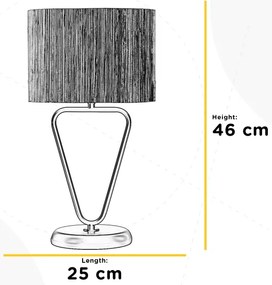 Lampă de masă ONLI MADU 1xE27/22W/230V 46 cm