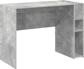 vidaXL Birou Gri din beton 109 x 50 x 78 cm Lemn compozit