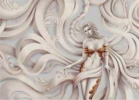 Tablou - Zeița motiv floral (70x50 cm)