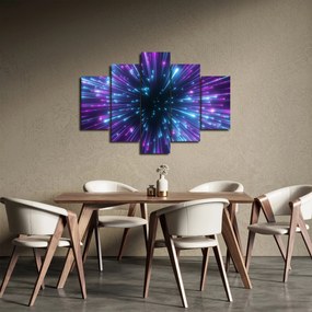 Tablou - Spațiu neon (150x105 cm)
