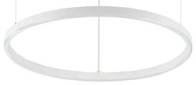 Ideal Lux - Lustră LED suspendată pe cablu ORACLE SLIM, 28 W, 230 V, 3000 K, Ø 50 cm, albă