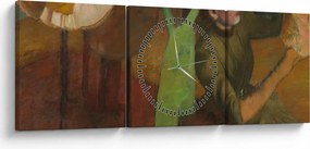 Tablou - Edgar Degas, The Millinery Shop, reproducere (cu ceas) (90x30 cm)