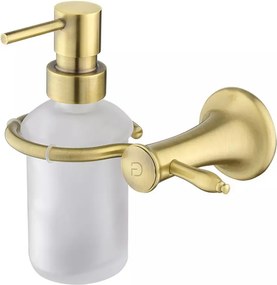 Dozator sapun lichid FDesign Lacrima finisaj alb - bronz
