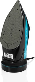 Fier de calcat Zilan ZLN0989, 2200W, Anti Calcar, Folosire cu sau fara cablu, Cablu rotativ 360, Termostat reglabil, Albastru