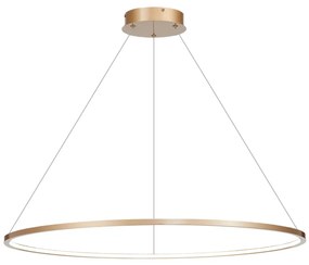 Lustra LED suspendata design modern circular IP44 Saturno Gold