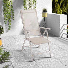 Deuba Set aluminiu gradina 1+8 - gri